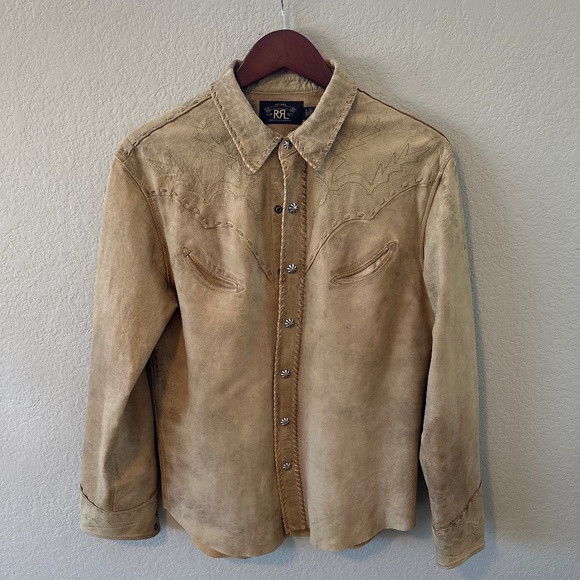 Ralph Lauren Double RL Other - RRL Sheepskin Western Shirt